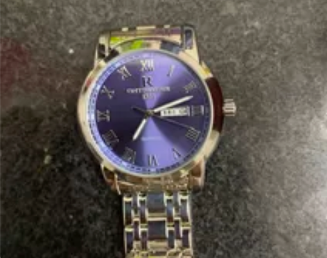 瑞之缘爆款精钢壳钢带钢表圆形正品石英表三针...