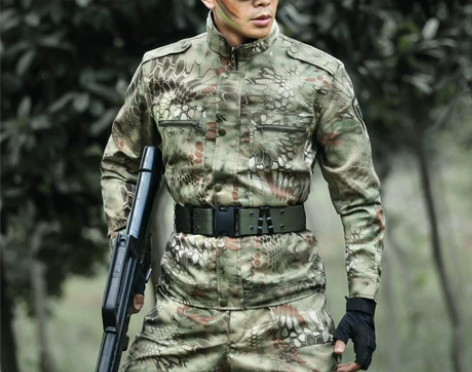 迷彩服男套装秋冬新款军训电焊工地建筑耐磨防...