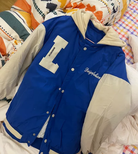 三幅-棒球棉服 男款m码+xl码 全新仅...