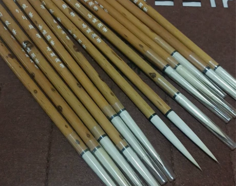 勾线毛笔，光峰纯羊毫毛笔，长峰。仓库搁置多...