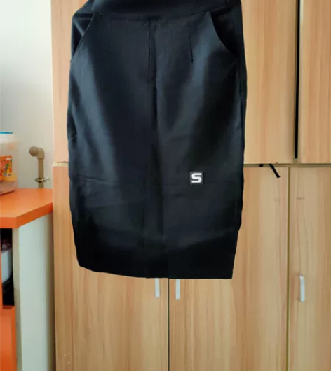 一步裙，半身裙，西装裙，面料含棉微弹力，品...