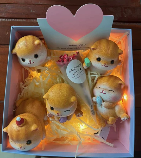 【小萌猫新品】创意实用送闺蜜女友男生可爱小...