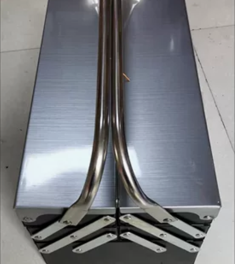 绿林工具箱不锈钢折叠翻斗箱家用多功能五金车...