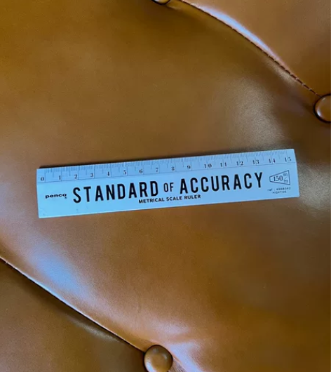 日本HIGHTIDE PENCO木制直尺白...