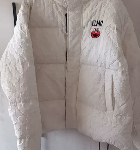 芝麻街男女同款羽绒服 全新l码