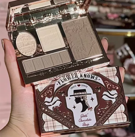 花知晓巧克力商店高光修容一体盘 全新正品 ...