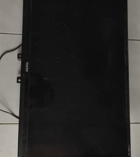 清华同方32寸显示器，坏了，开机有影像但是...