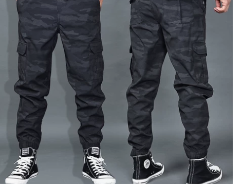 春夏款战术裤迷彩工装裤男薄款束脚休闲长裤