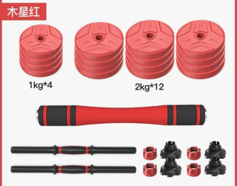 哑铃男士健身器材家用20/30公斤亚铃一对...