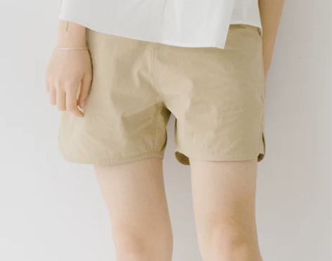 山柚 高腰直筒显瘦短裤女 夏季新款日系宽松...