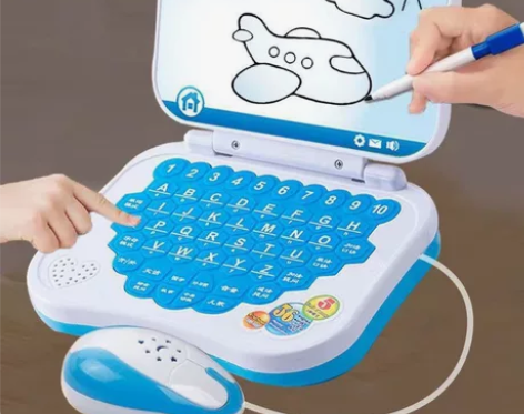 全新儿童益智早教学习电脑中英文点读早教机平...