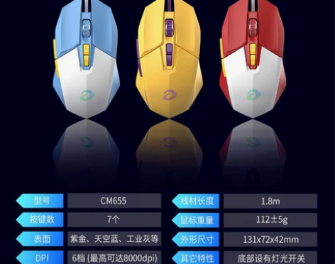 (全新未拆封）达尔优CM655牧马人5代电...