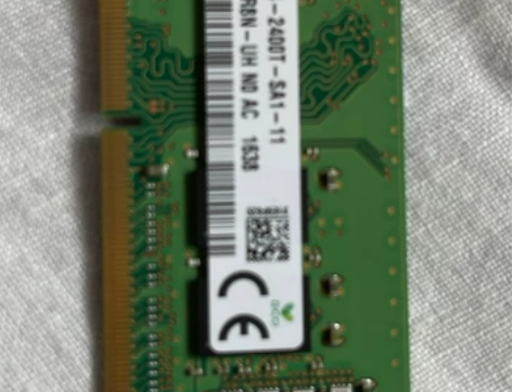 SK 8GB PC4-2400T 更换后 ...