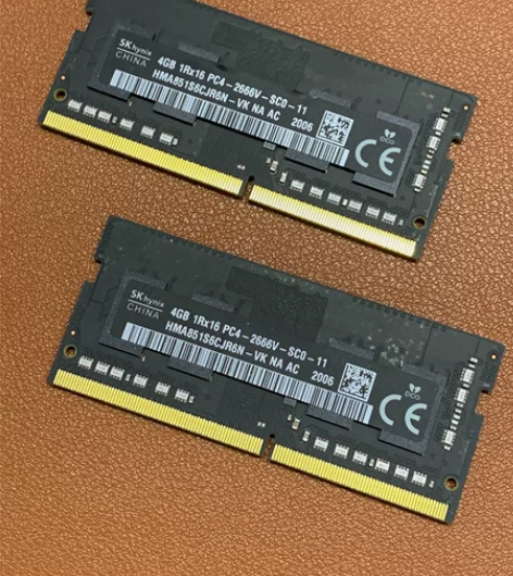 海力士苹果原厂拆机内存，2666 4G 两...