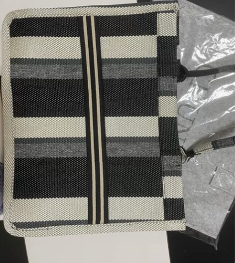 大容量新款休闲格子纹撞色高级质感腋下包时尚...