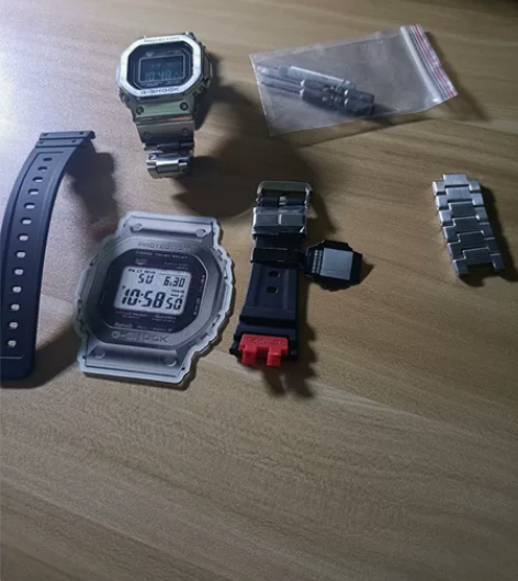 Casio卡西欧b5000系列表带 原装橡...
