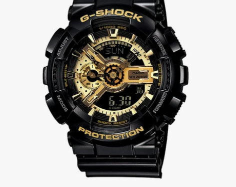 卡西欧 casio黑金G-SHOCK男士运...