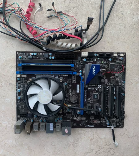 微星主板，功能完好，因买新机，自家拆机出售...