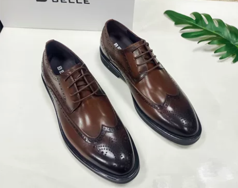 包邮Belle/百丽男鞋商务正装新款英伦风...