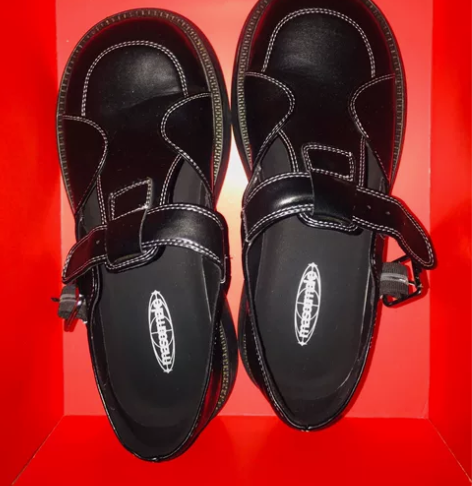 玛速主义 小皮鞋 小方扣2022玛丽珍鞋3...