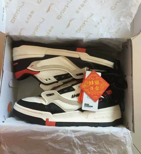 李宁001 BTC日进斗金 低帮百搭休闲板...