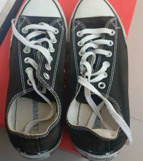 匡威all  star低帮，以前老妈带我去...