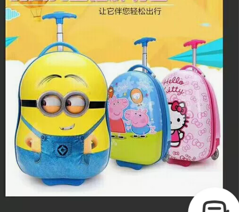 儿童拉杆箱时尚卡通蛋型济南槐荫区自取30元...