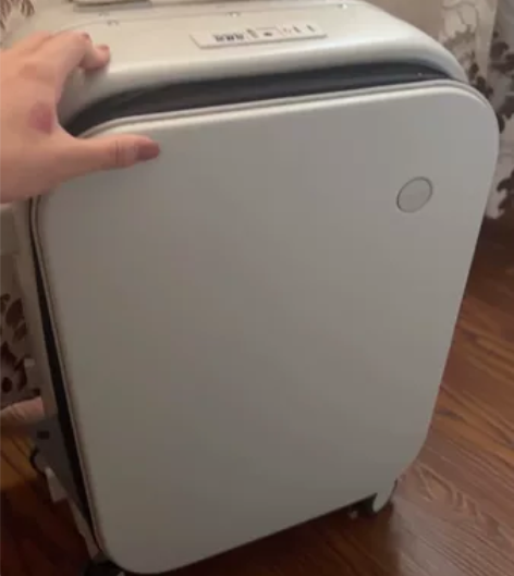 米熙前置开口登机行李箱女20寸 买来没用过...