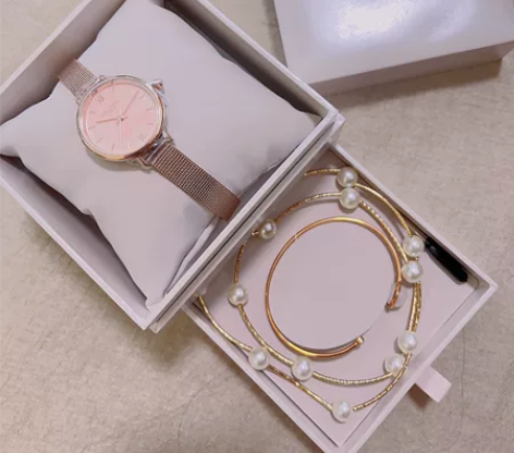 LOLA ROSE手表钢表带专柜全套包装 ...