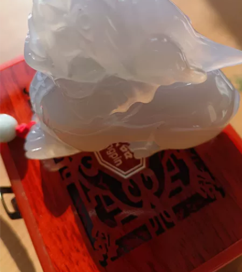 貔貅摆件手把件玛瑙玉石爱好收藏 貔貅在手吃...