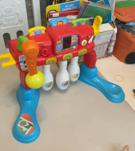 vtech伟易达2合1保龄球玩具套装室内网...
