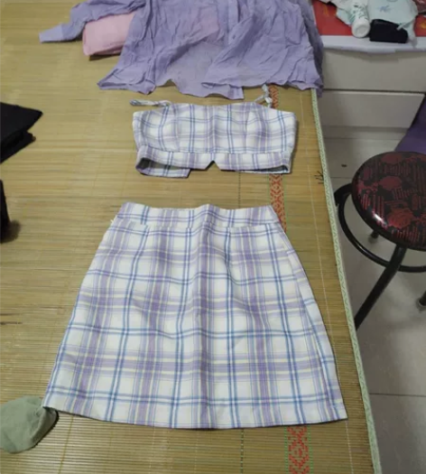 半身裙女2022春夏季新款复古格子a字裙百...