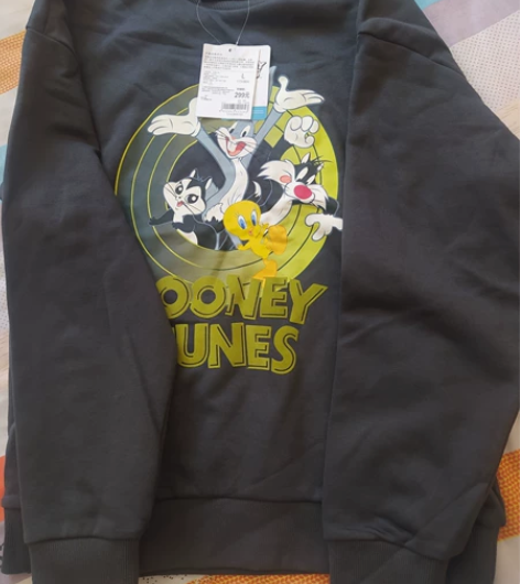 男士卫衣2022春秋乐一通街头蒙太奇圆领宽...