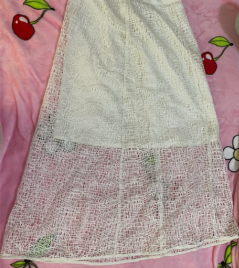 蕾丝半身裙 上面部分有点包臀裙的感觉 M码...