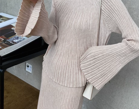 【返场折扣款】MALI/极简风竖条纹优雅鱼...