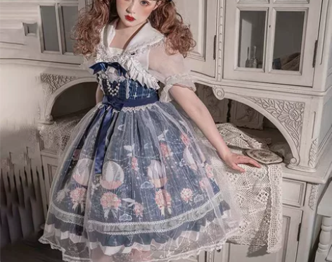 熊逗酱家的限定热气球礼赞Lolita m码...