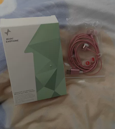 蓝悦S8适用华为荣耀type-c耳机线入耳...