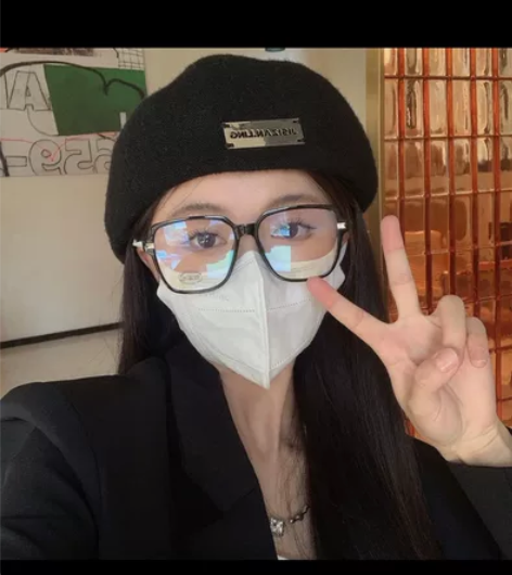 贝雷帽女反戴秋冬大头时尚百搭显脸小复古画家...