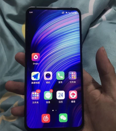 努比亚z20 8+128战损后屏能触控但闪...