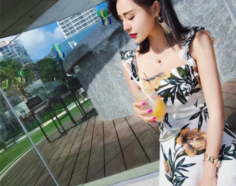 马尔代夫沙滩裙女夏2018新款巴厘岛海边度...