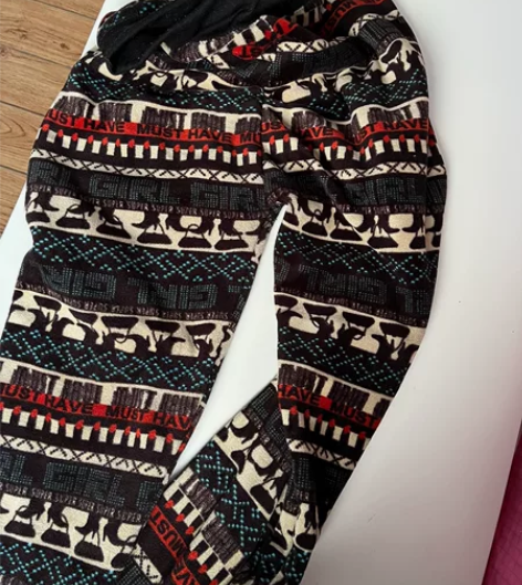 女 加绒休闲裤 松紧腰 平常穿s m都可穿