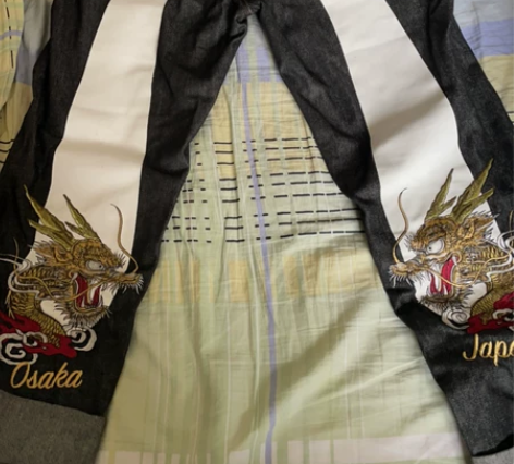 潮牌牛仔裤，个人风格问题，只穿过一次XL码...