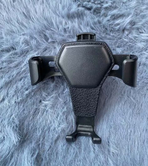 车载手机导航支架重力感应通风口固定 皮纹，...