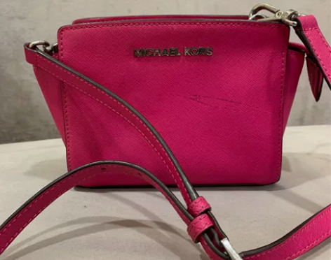 MICHAEL KORS  牛皮 桃红色女...