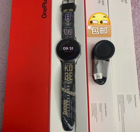 一加oneplus watch手表黑色，保...