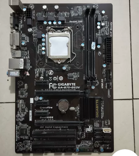 技嘉GA-B75-DS3V主板 拆机大板，...