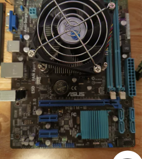 华硕主板 h61 h61m-e matx小...