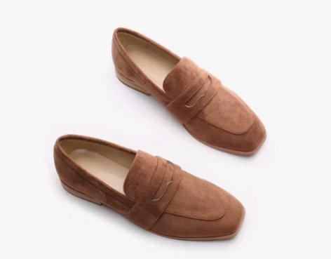 Features春秋新款低跟单鞋女平底休闲...