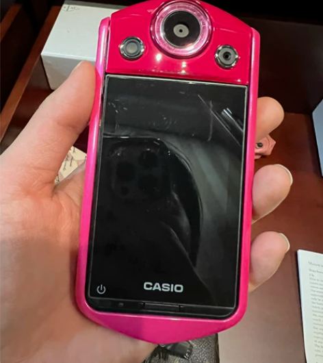 卡西欧自拍神器tr 450 韩国入的当时好...