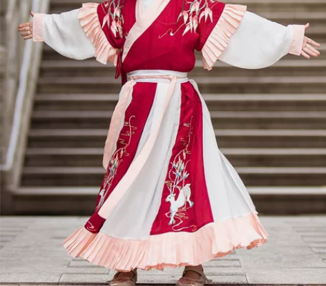 汉家小童原创春季新款汉服儿童女中国风超仙宝...